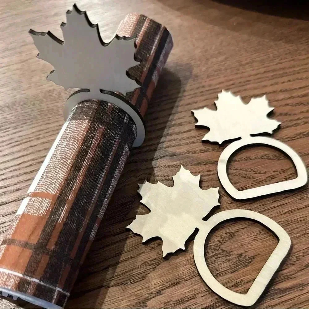 Wooden napkin rings​